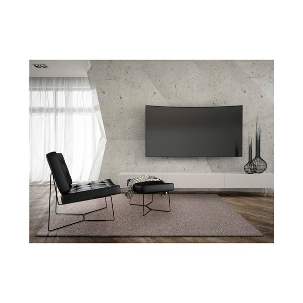 Hnědobéžový koberec Universal Sense Liso Linen, 140 x 200 cm
