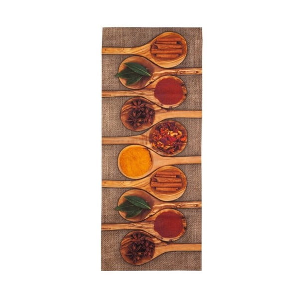 Vysoce odolný kuchyňský běhoun Floorita Spices, 60 x 220 cm