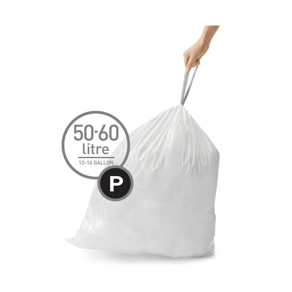 Stahovací pytle na odpadky v sadě 20 ks 60 l P – simplehuman-image-4