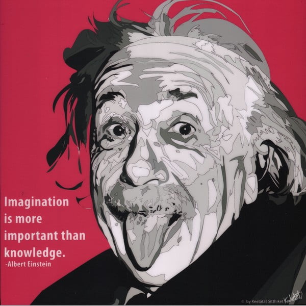 Obraz Albert Einstein - Imagination