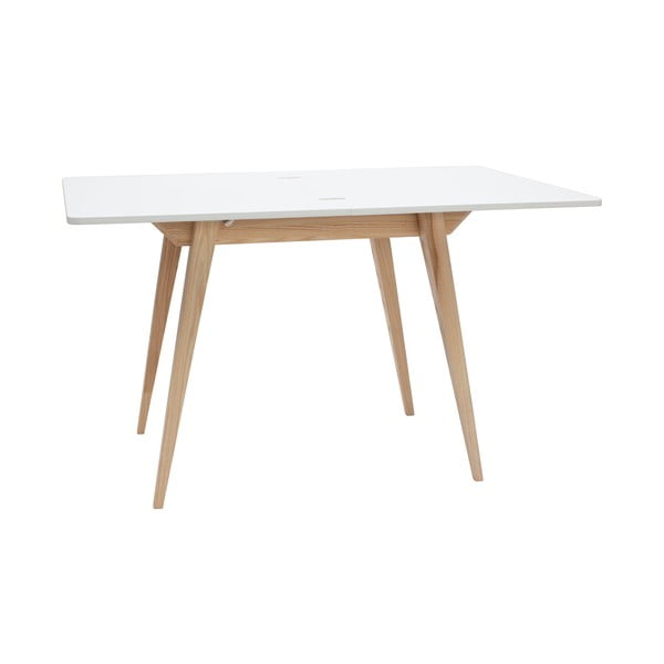 Rozkládací jídelní stůl s bílou deskou 65x90 cm Envelope – Ragaba-image-3