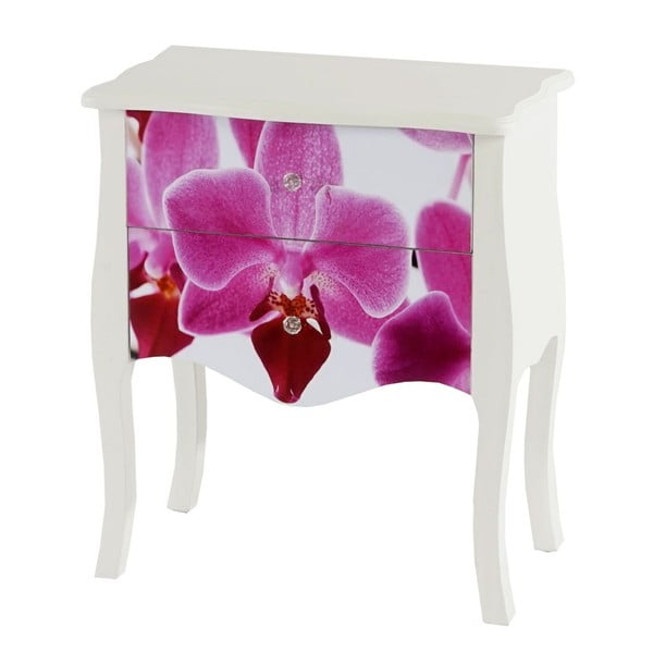 Stolek se zásuvkami Dresser Orchid, 70x60x36 cm