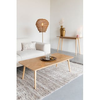 Konferenční stolek s deskou v dubovém dekoru v přírodní barvě 60x120 cm Fabio – White Label