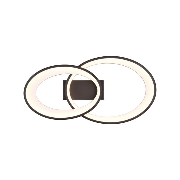 Černobílé LED stropní svítidlo 30x57 cm Malaga – Reality-image-2