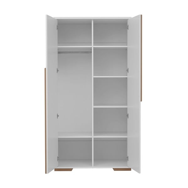 Bílá dětská šatní skříň Pinio Snap, 98 x 195 cm-image-2