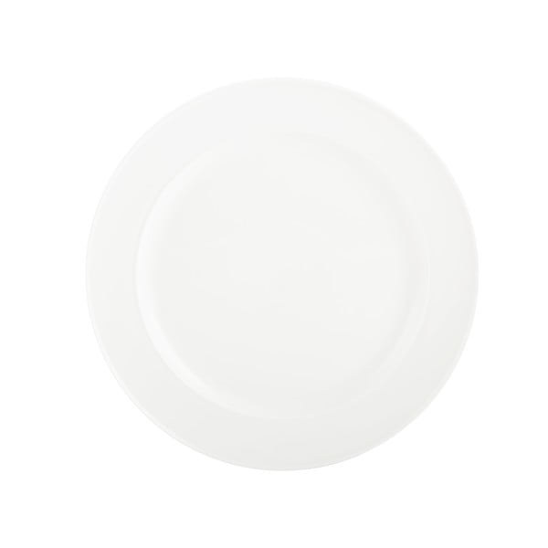 Bílý porcelánový talíř Mikasa Ridget, ø 29 cm