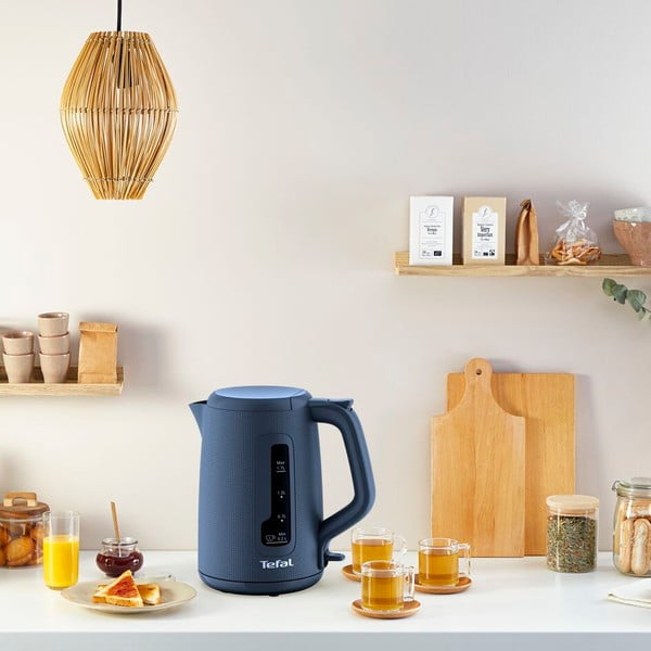 Tmavě modrá plastová rychlovarná konvice 1,7 l KO2M0410 – Tefal-image-4
