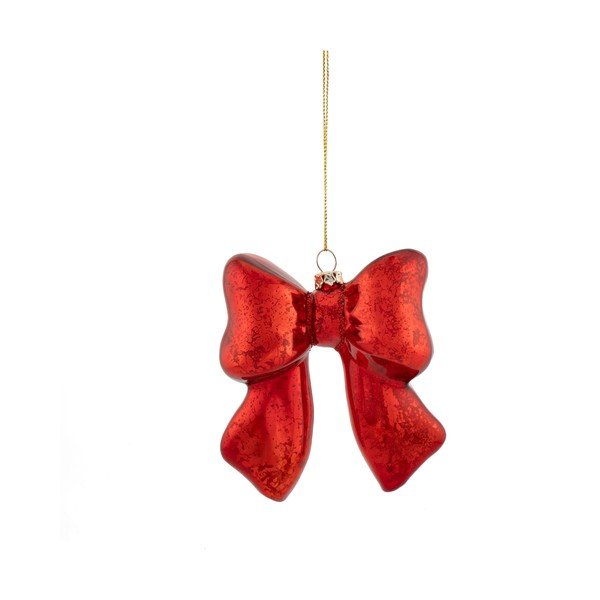 Skleněná vánoční ozdoba 3,5 cm Bow – Sass & Belle