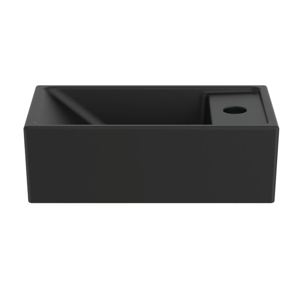 Matně černé keramické umývátko 37x21 cm i.Life S – Ideal Standard