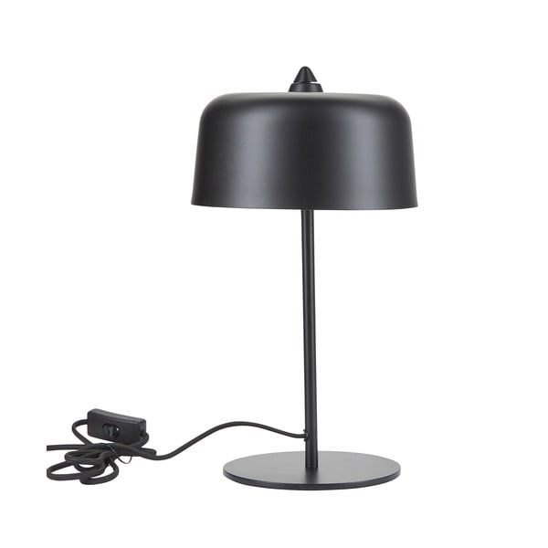 Černá stolní lampa Bahne & CO, výška 39 cm