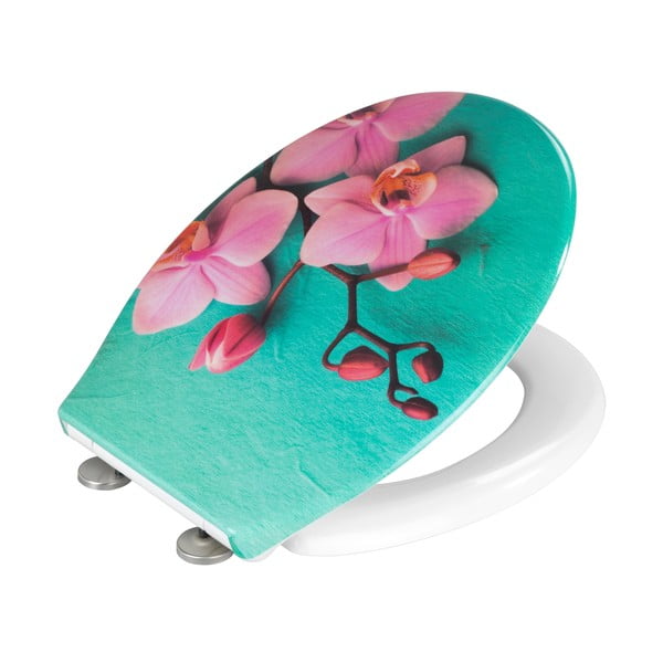 Záchodové prkénko s automatickým zavíráním 37,5 x 45 cm Fleur – Allstar-image-2