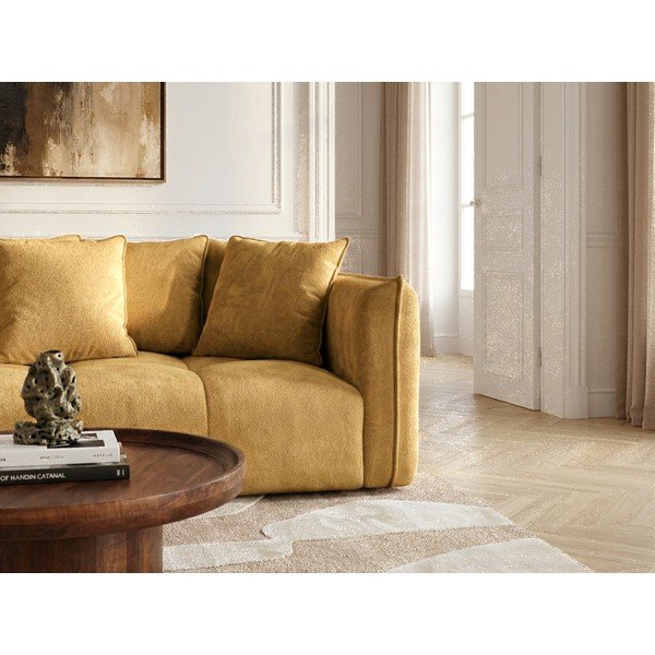 Žlutá žinylková pohovka Harlem – Bobochic Paris-image-2