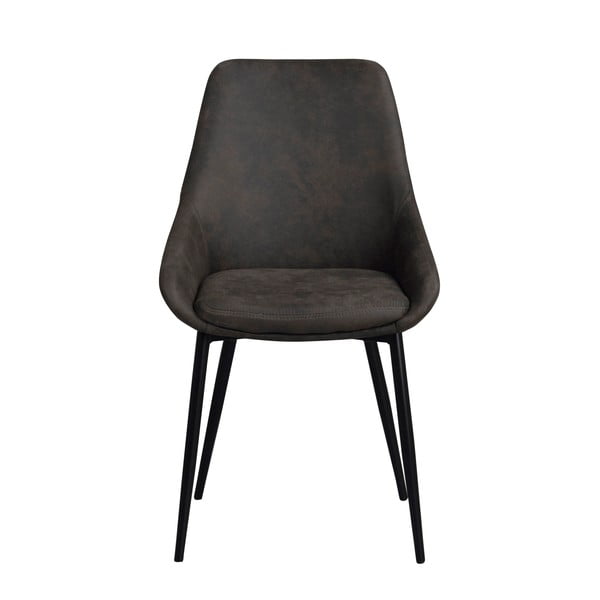 Tmavě šedé jídelní židle v sadě 2 ks Sierra – Rowico-image-2