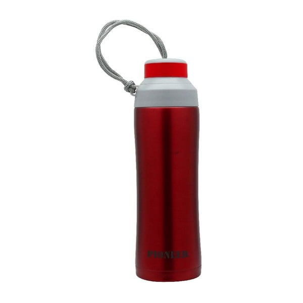 Červená sportovní lahev Pioneer, 450 ml