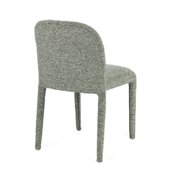 Zelená jídelní židle z materiálu bouclé Antara – Bizzotto-image-4