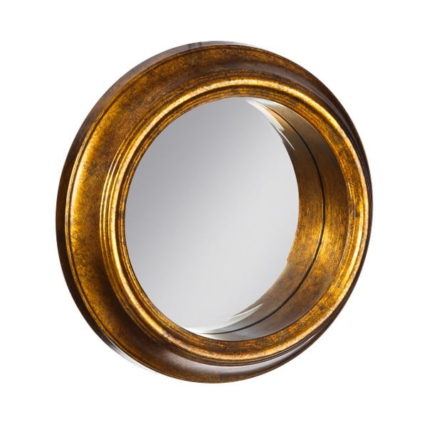 Zrcadlo ve zlaté barvě Ixia Goldie, ⌀ 37 cm