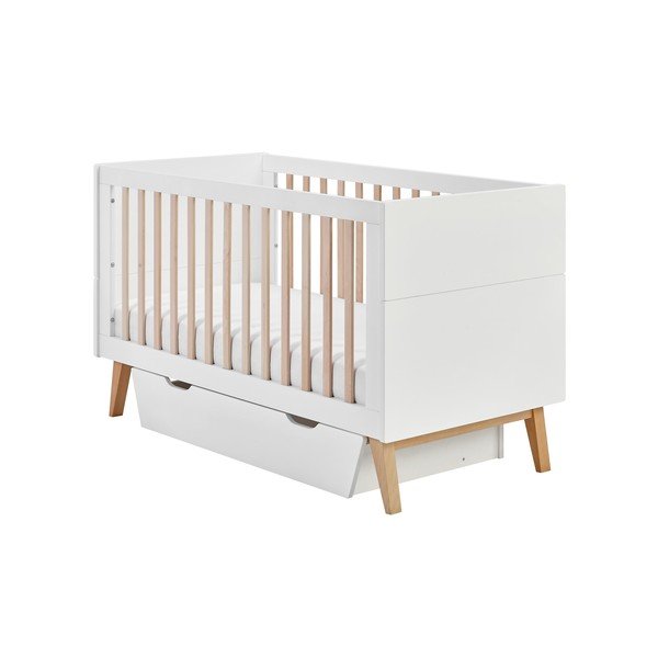 Bílý šuplík pod dětskou postel 70x140 cm Swing – Pinio-image-2