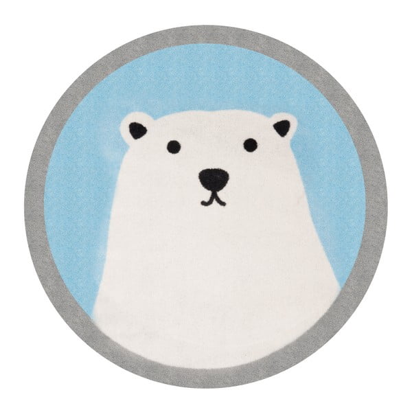 Dětský koberec Zala Living Polar Bear, ⌀ 100 cm