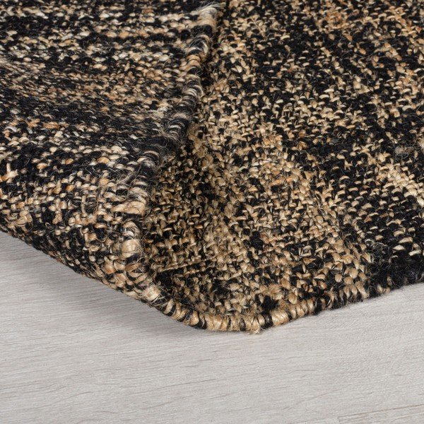 Černý jutový koberec Flair Rugs Idris, 160 x 230 cm-image-4