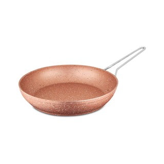 Růžová hliníková pánev Güral Porselen Classic, ø 26 cm