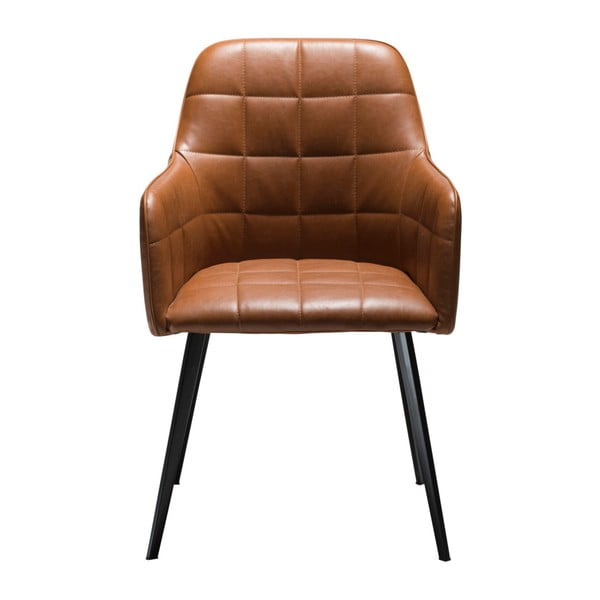 Hnědá koženková židle DAN-FORM Denmark Embrace Vintage-image-2