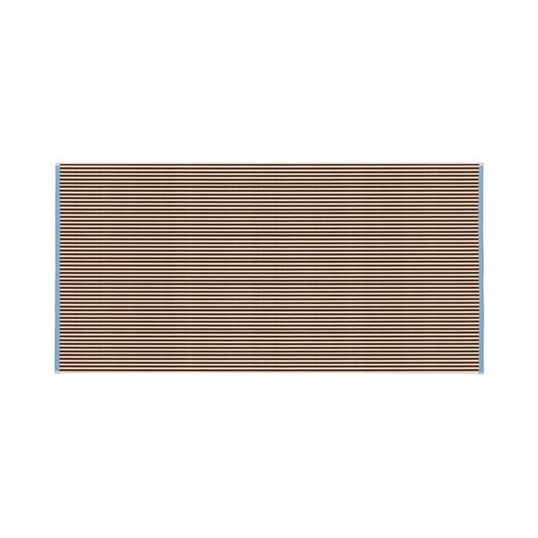 Hnědá/krémová froté bavlněná osuška 70x140 cm Gobo – noo.ma-image-2