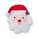 Plyšový dekorační polštář s vánočním motivem 38x32 cm Christmas Santa – Catherine Lansfield