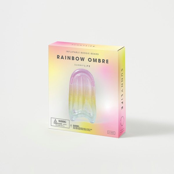 Nafukovací lehátko Sunnylife Rainbow Ombre-image-4