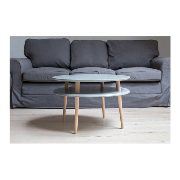 Tmavě šedý konferenční stolek Ragaba UFO, Ø 70 cm-image-2