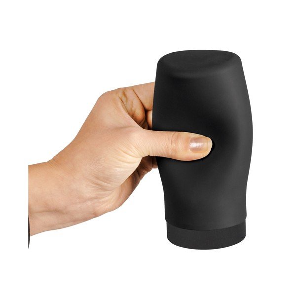 Černý silikonový dávkovač na mýdlo Wenko Easy Squeez-e-image-2