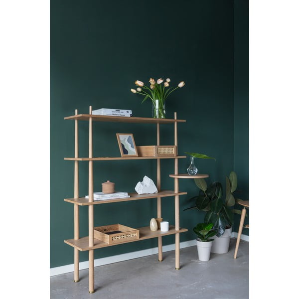 Modulární policový systém v dekoru dubu v přírodní barvě 110x148 cm Stories – UMAGE-image-4