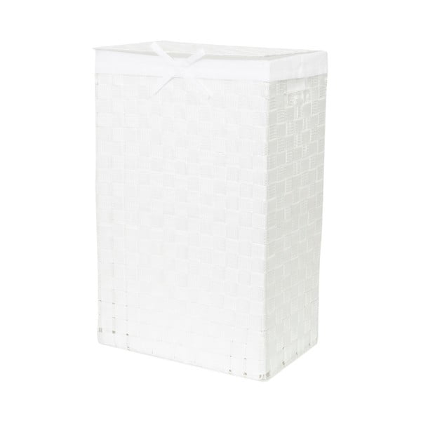 Bílý koš na prádlo s víkem Compactor Laundry Basket Linen, výška 60 cm-image-1