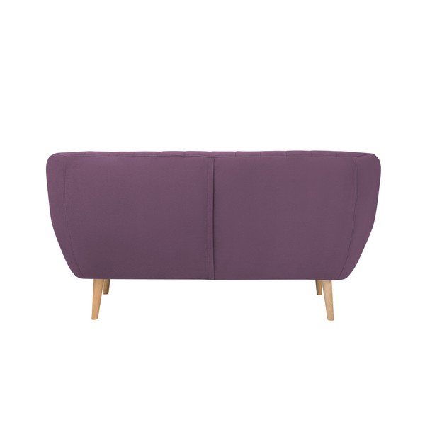 Fialová sametová pohovka Mazzini Sofas Sardaigne, 158 cm-image-3