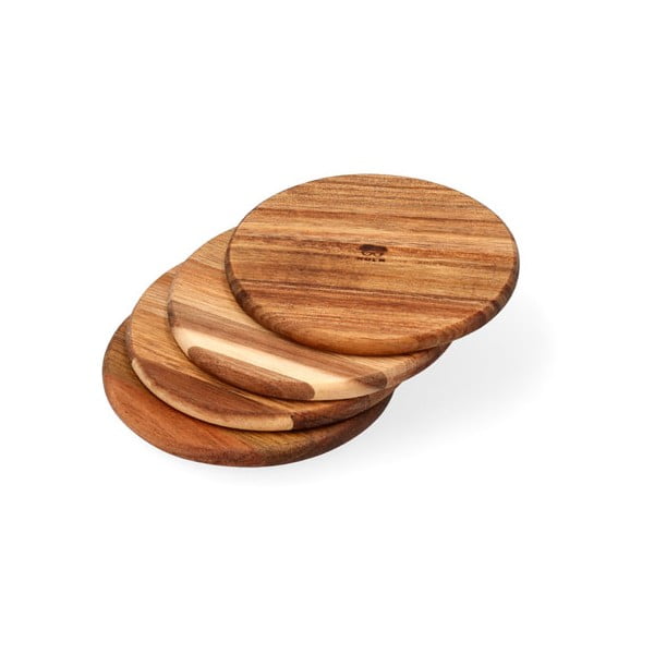 Dřevěné podtácky v sadě 4 ks – Holm
