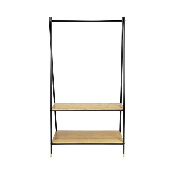 Černý/přírodní kovový stojan na oblečení Loft – Wenko-image-3