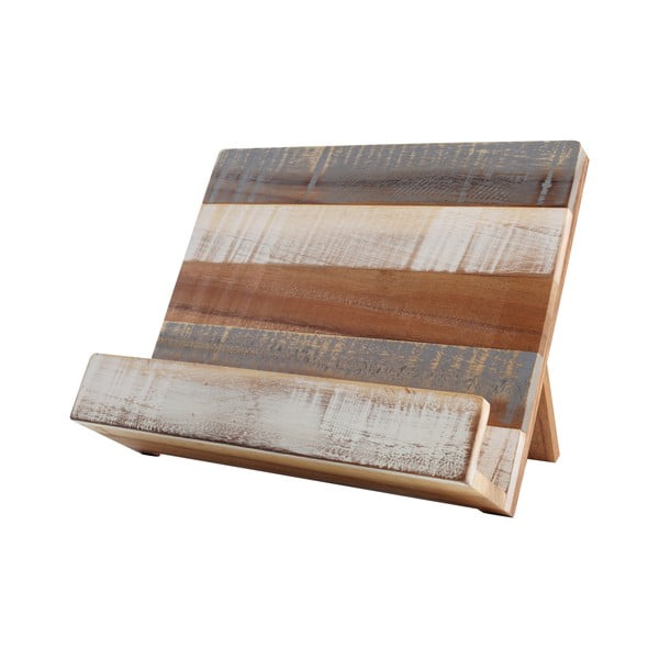 Barevný stojan na kuchařské knihy z akáciového dřeva T&G Woodware Drift