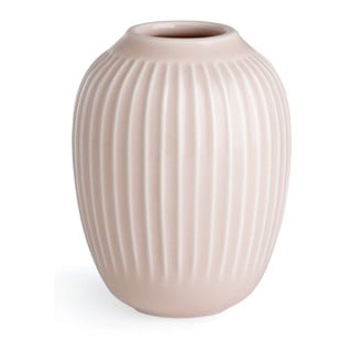 Světle růžová kameninová váza Kähler Design Hammershoi, ⌀ 8,5 cm