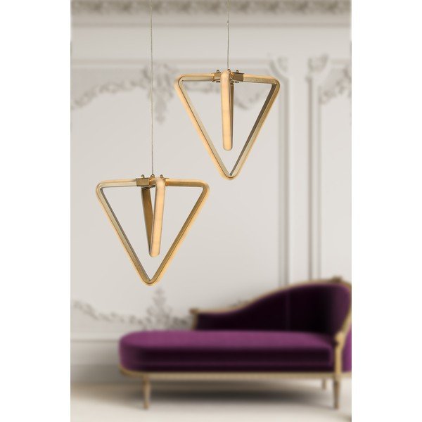 Kovové LED závěsné svítidlo v bronzové barvě ø 20 cm Baris – Squid Lighting-image-1