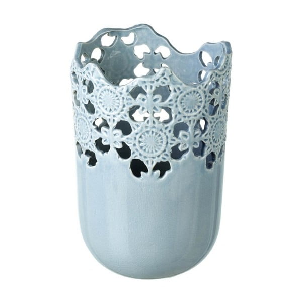 Modrá keramická váza Parlane Wainwright