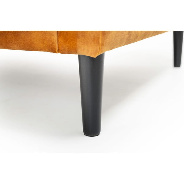 Žlutá sametová pohovka 153 cm Adagio - Scandic-image-4