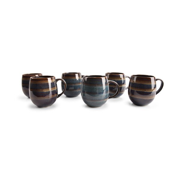 Modrý kameninový hrnek 430 ml Muggies – Salt&Pepper-image-3