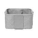 Světle šedý textilní košík na chléb Blomus Bread, 20 x 20 cm