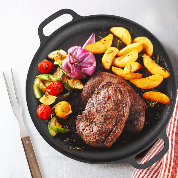 Grilovací litinová pánev ø 35 cm LITINA – Orion-image-1