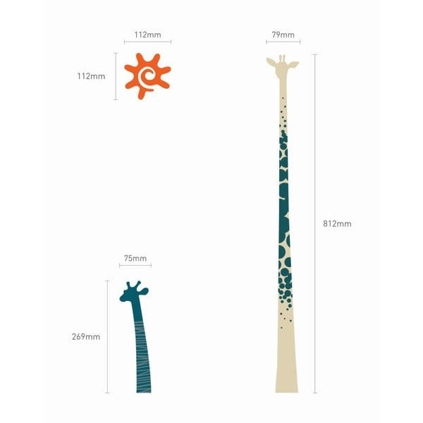 Nástěnná samolepka Giraffe Queen of the Savane-image-2