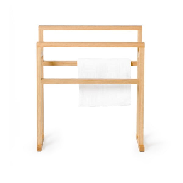 Stojan na osušky z dubového dřeva Wireworks Mezza Grande-image-1