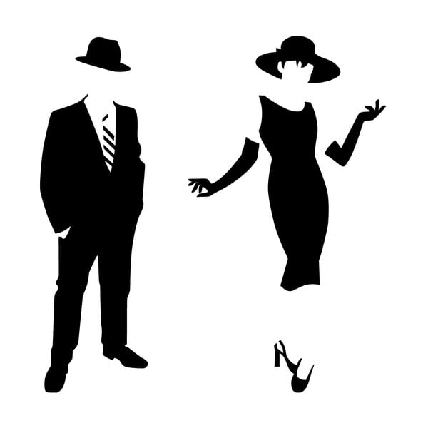 Samolepka Ambiance Elegant Restroom, 25 x 25 cm-image-1