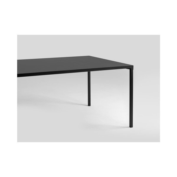 Černý kovový jídelní stůl Custom Form Obroos, 160 x 80 cm-image-2