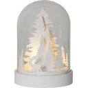 Světelná LED dekorace Star Trading Kupol Tree, výška 17,5 cm
