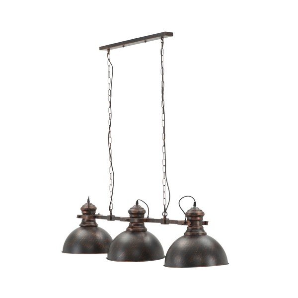 Černé závěsné svítidlo se 3 stínidly Mauro Ferretti Industry-image-2