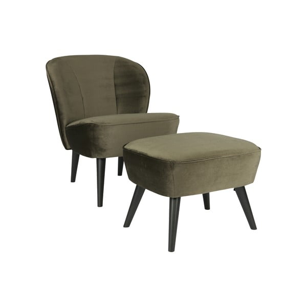 Olivová podnožka WOOOD Sara-image-1